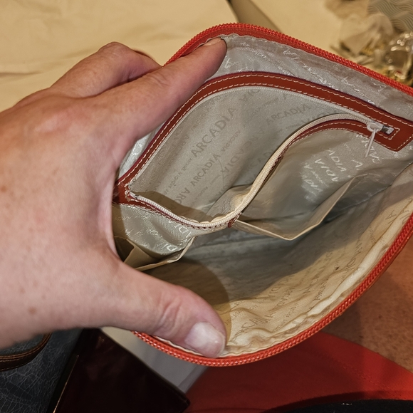 Orange Arcadia Zip Cross Body Bag - Picture 11 of 16